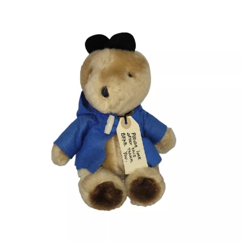 Vintage 1975 Paddington Bear Plush toy Collectible Eden toys Stuffed Animal